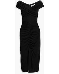 Diane von Furstenberg - Stephen Off-The-Shoulder Jersey Midi Dress - Lyst