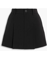 Rag & Bone - Stevie Skirt-Effect Wool-Blend Shorts - Lyst