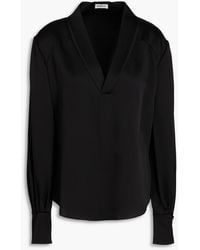 Jonathan Simkhai - Satin-crepe Blouse - Lyst