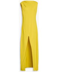 Safiyaa - Maxikleid aus twill mit wickeleffekt - Lyst