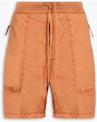 James Perse - Stretch-cotton Poplin Shorts - Lyst