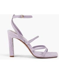 Zimmermann - Leather And Terry Sandals - Lyst