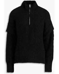 IRO - Jilana Cable-knit Half-zip Sweater - Lyst
