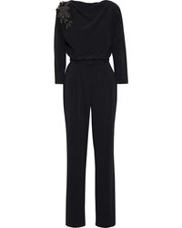badgley mischka sequin jumpsuit
