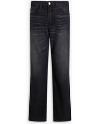 FRAME - The Straight Whiskered Denim Jeans - Lyst