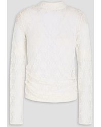 FARM Rio - Guipure Lace Top - Lyst