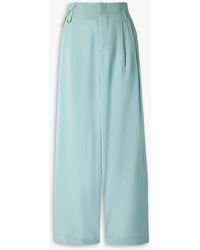 Jacquemus - Notte Pleated Woven Wide-leg Pants - Lyst