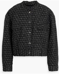 IRO - Koray jacke aus bouclé-tweed mit metallic-effekt - Lyst