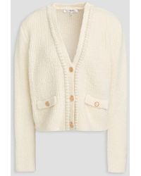 FRAME - Bouclé-knit Wool-blend Cardigan - Lyst