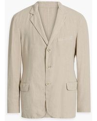 120% Lino - Linen Blazer - Lyst