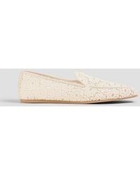 Stuart Weitzman - Lee Lace Loafers - Lyst