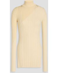 Nanushka - Ribbed-knit Turtleneck Top - Lyst