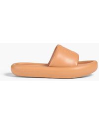 Stella McCartney - Air Padded Faux Leather Slides - Lyst