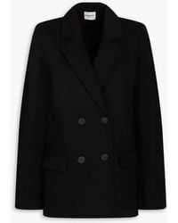 Claudie Pierlot - Double-breasted Jersey Blazer - Lyst