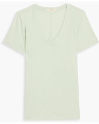 Rag & Bone - Slub Pima Cotton-Jersey T-Shirt - Lyst