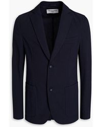 Officine Generale Cotton-seersucker Suit Jacket - Blue