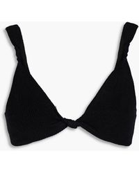Loulou Studio - Cropped Twisted Ribbed Cashmere Bra Top - Lyst