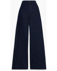 RE/DONE - Trouser High-Rise Wide-Leg Jeans - Lyst