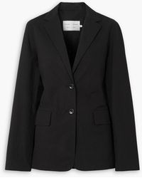 Proenza Schouler - Belted Cotton And Linen-blend Blazer - Lyst