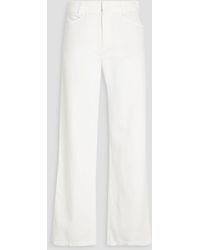 Vince - Cotton, Lyocell And Linen-blend Straight-leg Pants - Lyst