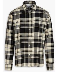 Officine Generale - Giacomo Checked Cotton-twill Shirt - Lyst