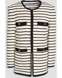 Veronica Beard - Foster Dickey Striped Cotton-Blend Tweed Jacket - Lyst
