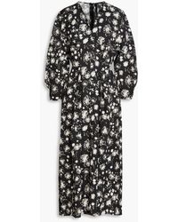 Mother Of Pearl - Emily Floral-print Lyocell-twill Midi Dress - Lyst