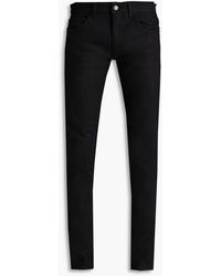 Dolce & Gabbana Denim Skinny-Jeans in Distressed-Optik in Schwarz für Herren Herren Bekleidung Jeans Röhrenjeans 