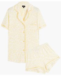 Cosabella Bella Printed Pima Cotton And Modal-blend Jersey Pyjama Set - Multicolour