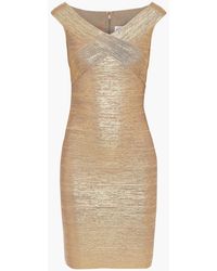 Hervé Léger - Bandage Mini Dress - Lyst