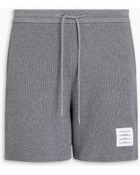Thom Browne - Shorts aus baumwolle in waffelstrick - Lyst