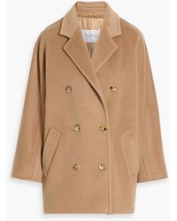 Max Mara - Rebus Double-Breasted Wool And Cashmere-Blend Felt Coat - Lyst
