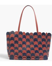 Rabanne - Pacoio Cabas Laser-cut Leather Tote - Lyst