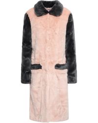 Shrimps Faux Fur Coat Blush - Multicolour