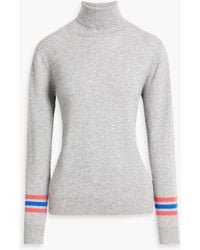Chinti & Parker - Striped Wool And Cashmere-blend Turtleneck Sweater - Lyst