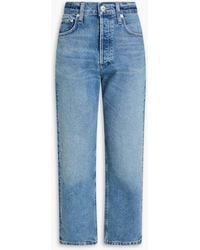 Citizens of Humanity - Delfina High-Rise Straight-Leg Jeans - Lyst