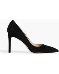 Stuart Weitzman - Leigh 95 pumps aus veloursleder - Lyst