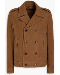 Dolce & Gabbana - Double-breasted Wool And Cotton-blend Jacket - Lyst