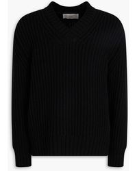 Officine Generale - Francis Ribbed Wool Sweater - Lyst