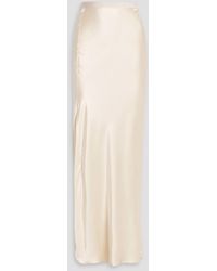 Nili Lotan - Azelea Silk-satin Maxi Skirt - Lyst