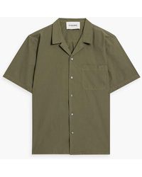 FRAME - Cotton-poplin Shirt - Lyst