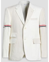 Thom Browne - Striped Linen Blazer - Lyst
