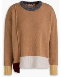 Marni - Color-block Cashmere Sweater - Lyst