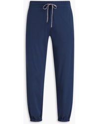 Canali - Cotton-jersey Track Pants - Lyst