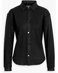 DL1961 - Zita Coated Denim Shirt - Lyst