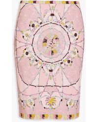 Emilio Pucci - Printed Jersey Skirt - Lyst