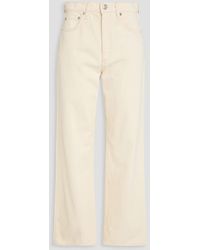 Rag & Bone - Shea High-Rise Straight-Leg Jeans - Lyst