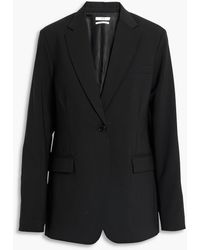MIEAHORY Womens Casual Blazer Coat Jacket Adults Long Sleeve Solid Color Long Blazer Button Pocket Outwear Streetwear 
