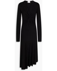 Isabel Marant - Lania Asymmetric Stretch-Jersey Midi Dress - Lyst