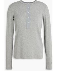 TOTEME - Ribbed Stretch-cotton Jersey Top - Lyst